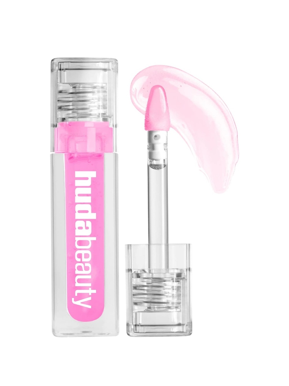 HUDA BEAUTY Faux Filler Lip Oil in Electric Pink